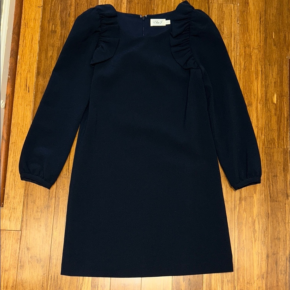 Eliza J Navy Spring Wedding Guest Graduation Capsule Dress Women Size 2